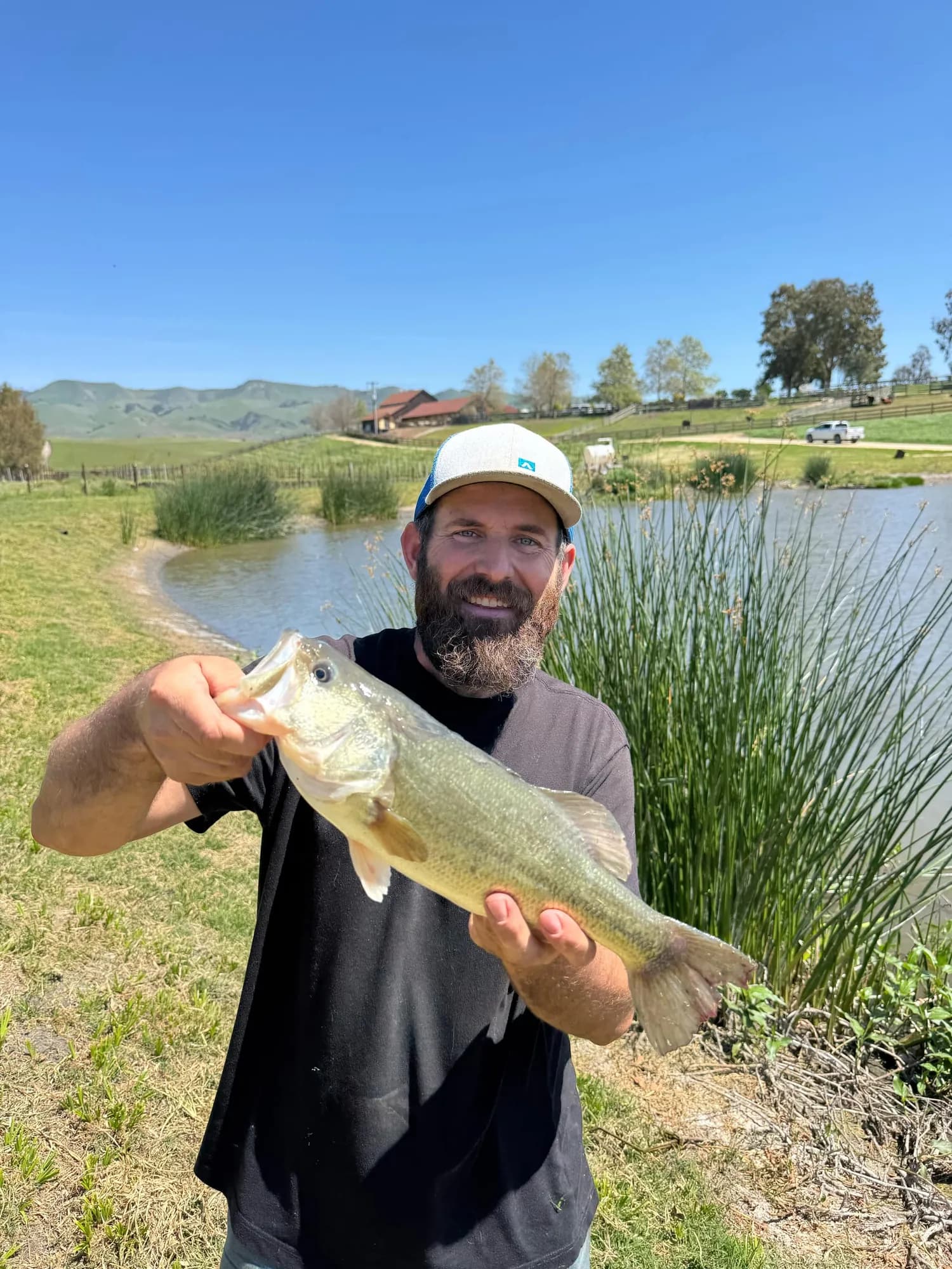 Fishing in big pond