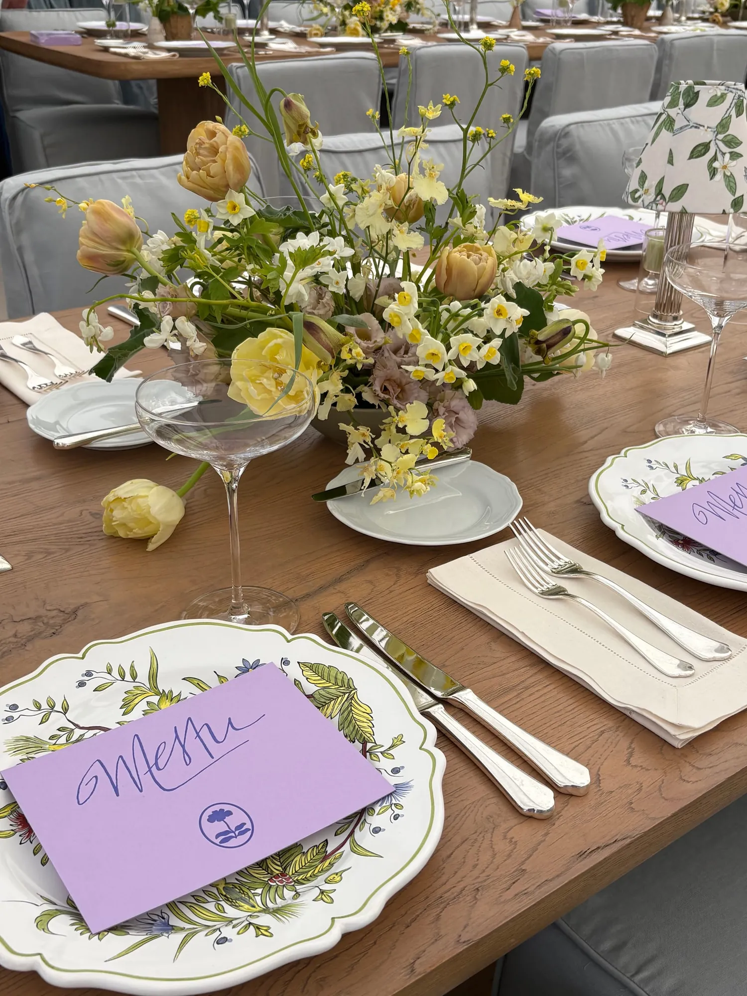 Event table layout