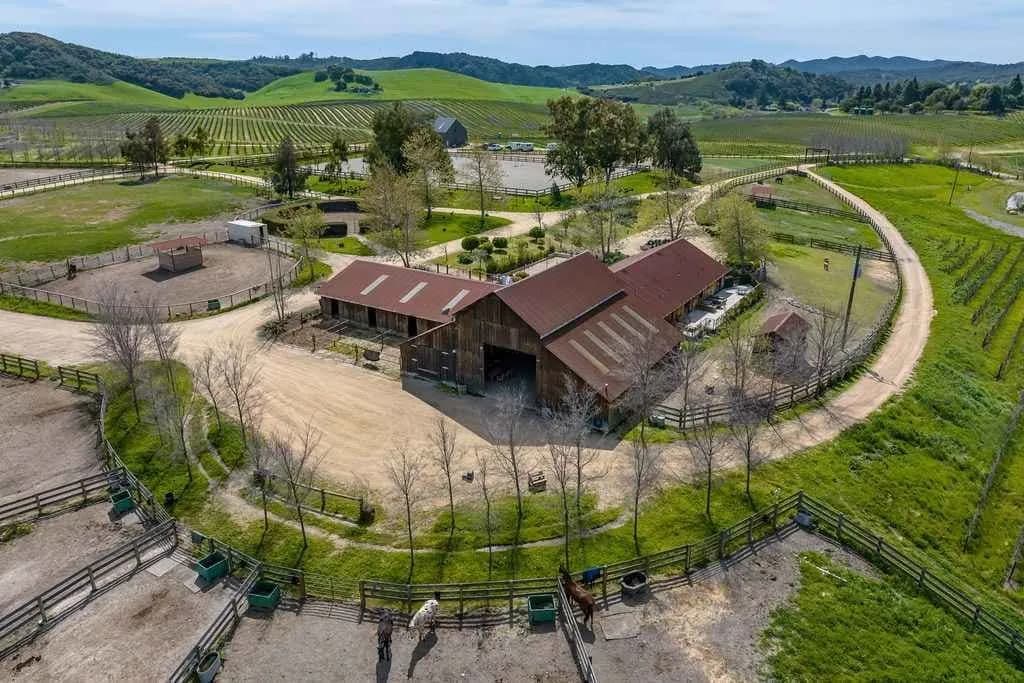 Estate courtyard view